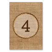 錆びた国の側の追加ロープ テーブルナンバー (裏面)