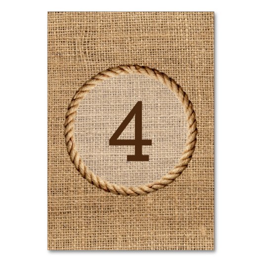 錆びた国の側の追加ロープ テーブルナンバー (正面)