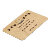 錆びた星とキャンドルプレミアムマグネット マグネット (左側)