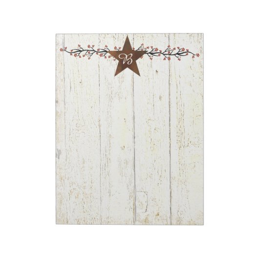 錆びた星と果実のメモ帳 ノートパッド (回転)