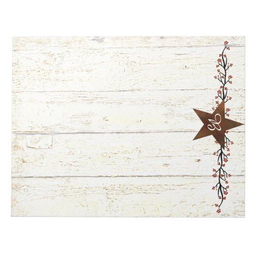 錆びた星と果実のメモ帳 ノートパッド (正面)