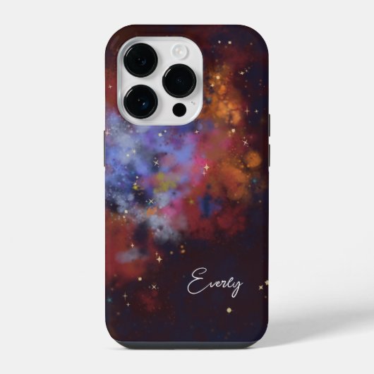 錆びた星雲の名前   iPhoneケース (裏面)
