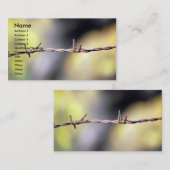 錆びた有刺鉄線 名刺 (正面/裏面)