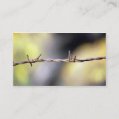 錆びた有刺鉄線 名刺 (裏面)