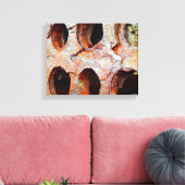 錆びた有孔金属キャンバス印刷 キャンバスプリント (インサイチュ (リビング))