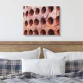 錆びた有孔金属キャンバス印刷 キャンバスプリント (インサイチュ (寝室))