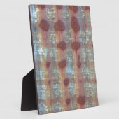 錆びた波形シートメタル フォトプラーク (側面)