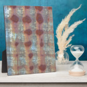 錆びた波形シートメタル フォトプラーク (側面)