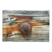 錆びた流木グレーのサンダー_コーブ 枕カバー (裏面)