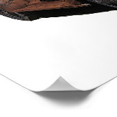 錆びた納屋 – find 1937 Chevyピックアップ ポスター (角)