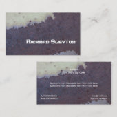 錆びた腐食した金属、テクスチャカスタム 名刺 (正面/裏面)