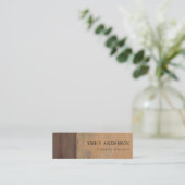 錆びた腐食性オレングランジジメタルのテクスチャ スキニー名刺 (スタンド正面)