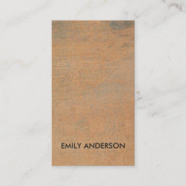 錆びた腐食性オレングランジジメタルのテクスチャ 名刺