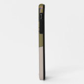 錆びた茶色のタータンチェック格子状 Case-Mate iPhoneケース (裏面/左)