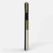 錆びた茶色のタータンチェック格子状 Case-Mate iPhoneケース (裏面/右)