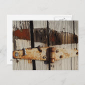 錆びた蝶番はがき ポストカード (正面/裏面)