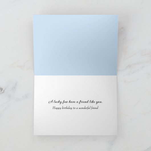 錆びた誕生日 カード (内部)