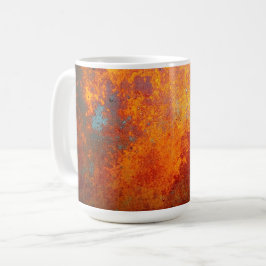 錆びた質感の温かみのある輝き コーヒーマグカップ