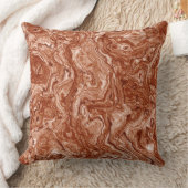 錆びた赤大理石抽象芸術 クッション (ブランケット)