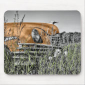 錆びた車 マウスパッド (正面)