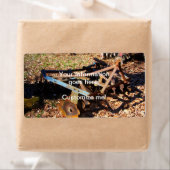 錆びた農場用機器 ラベル (インサイチュ)