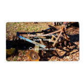 錆びた農場用機器 ラベル (正面)