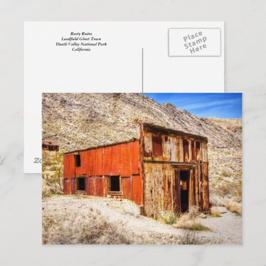 錆びた遺跡 ポストカード (正面/裏面)
