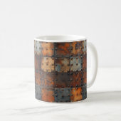 錆びた金属のコーヒーマグ コーヒーマグカップ (正面右)