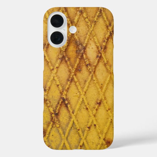 錆びた金属のダイヤモンド模様 Case-Mate iPhoneケース (裏面)
