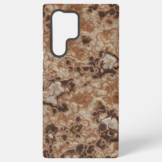 錆びた金属の抽象画 SAMSUNG GALAXYケース (裏面)