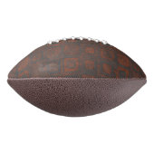 錆びた金属の正方形 アメリカンフットボール (回転270)