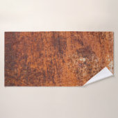 錆びた金属の背景 バスタオル (バスタオル)