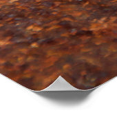 錆びた金属の背景 ポスター (角)