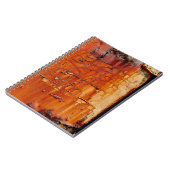 錆びた金属の高解像度写真 ノートブック (左側)