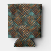 錆びた金属クーラーボックス 缶クーラー (正面)