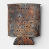 錆びた金属クーラーボックス 缶クーラー (正面)