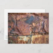 錆びた金属サイディング旧産業建物 ポストカード (正面/裏面)