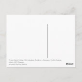 錆びた金属サイディング旧産業建物 ポストカード (裏面)