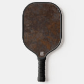 錆びた金属シート ピックルボールラケット (裏面)