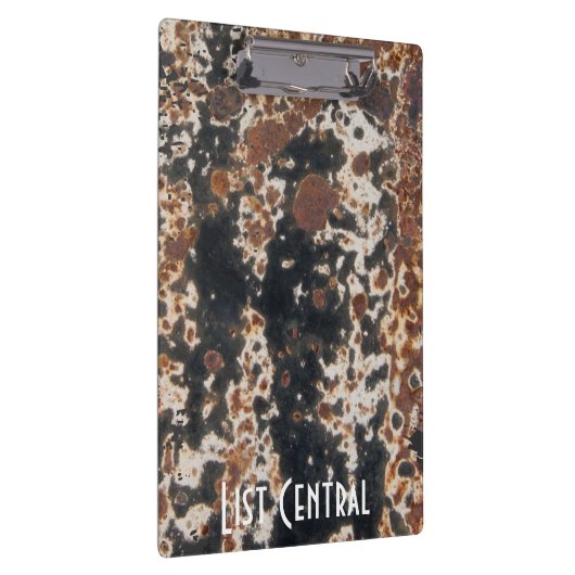 錆びた金属スチームパンク背景テンプレート クリップボード (右)