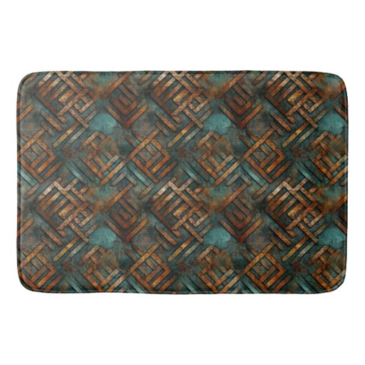 錆びた金属バスマット バスマット (正面)