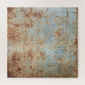 錆びた金属パネル、テクスチャ付きの背景 ジグソーパズル (横)