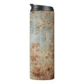 錆びた金属パネル、テクスチャ付きの背景 タンブラー (回転右)