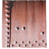 錆びた金属ファインアートフォトシャワ素朴ーカーテン シャワーカーテン (正面)