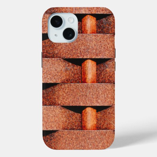 錆びた金属プリントケース Case-Mate iPhoneケース (裏面)