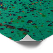 錆びた金属プレートの背景テクスチャ。スチールプレート ポスター (角)