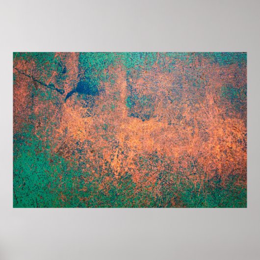 錆びた金属プレートの背景テクスチャ。スチールプレート ポスター (正面)