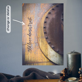 錆びた金属物体 ポスター