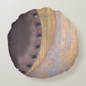 錆びた金属物体 ラウンドクッション (裏面)