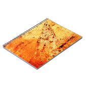 錆びた金属表面要約、加齢、ホームデコール、bu ノートブック (左側)